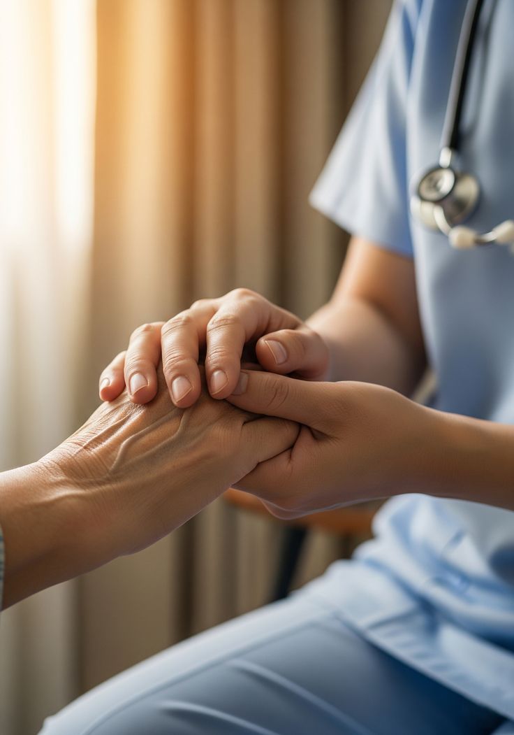 the healing touch of a nurse